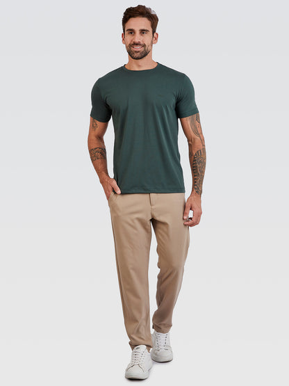 Camiseta Básica Pima Verde Bosque