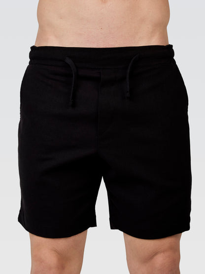 Short Linho Europeu Preto