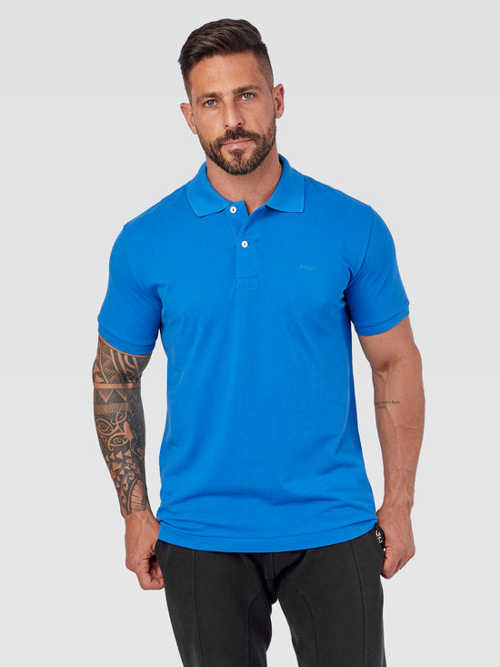 Camisa Polo Peruana Azul
