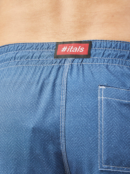 Short Praia Azul Escuro Chapisco