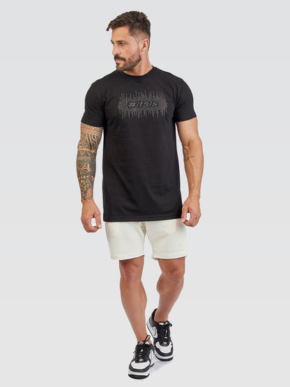 Camiseta Pima Shine Black