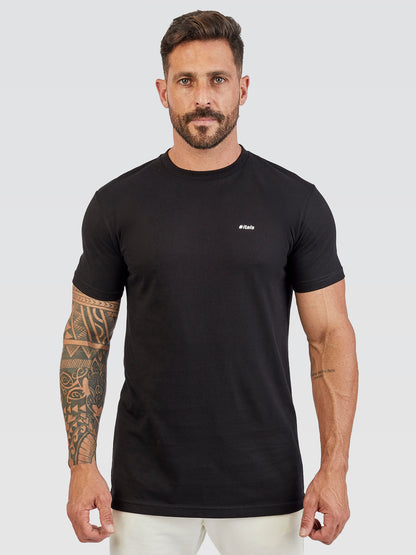 Camiseta Pima Black Flower