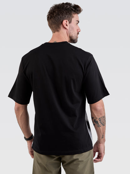 Camiseta Pima Oversized Mythology Preto