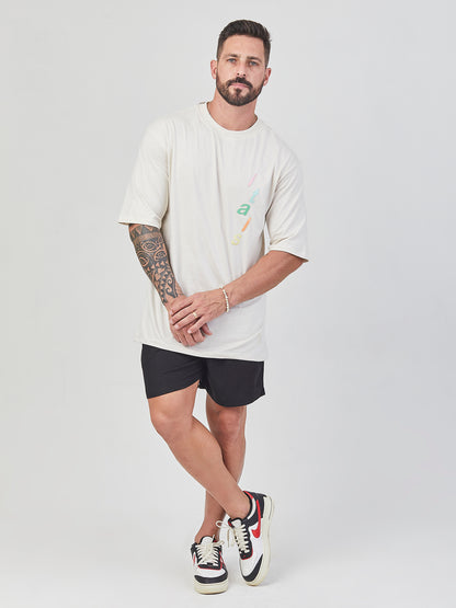 Camiseta Oversized Areia Colors