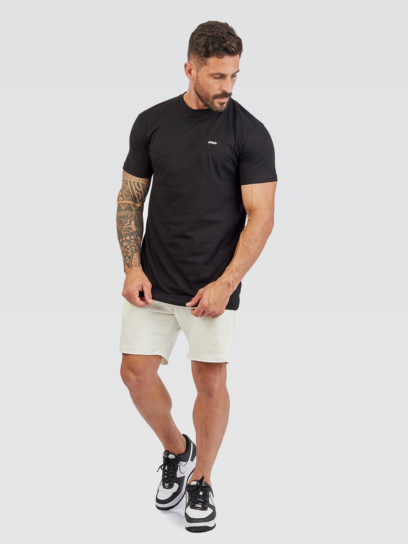 Camiseta Pima Black Flower