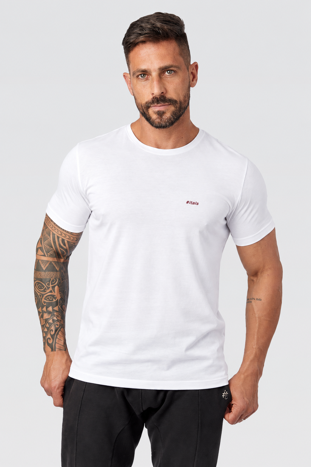 Camiseta Algodão Egípcio #itals Flerte Branca