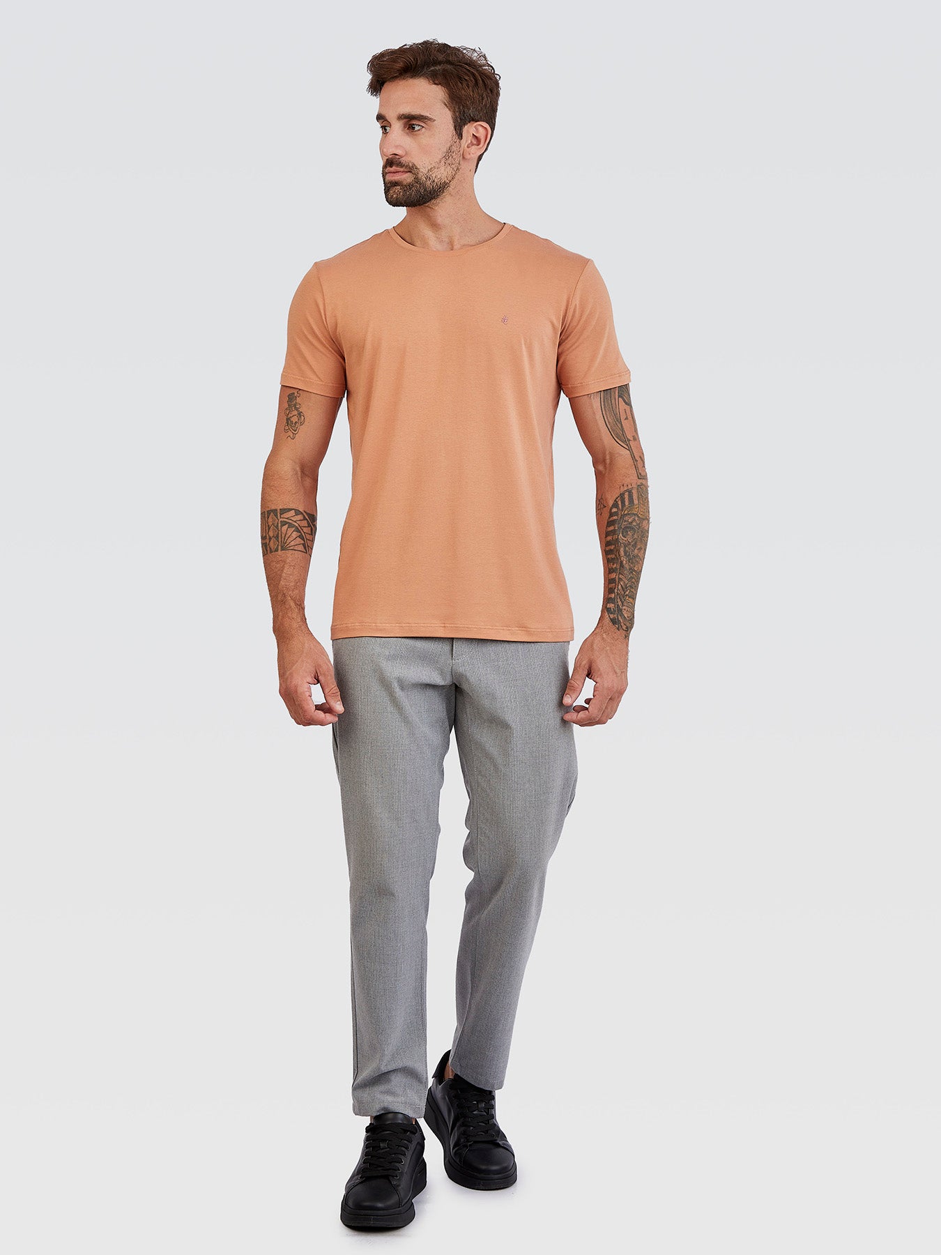 Camiseta Básica Ferrugem Brasão Ferrugem