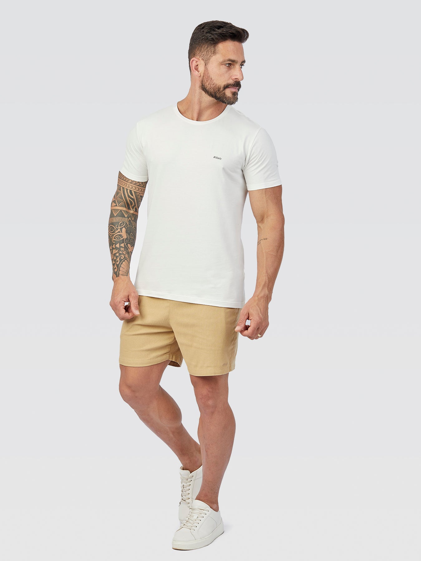 Camiseta Báscia Cyber Off White