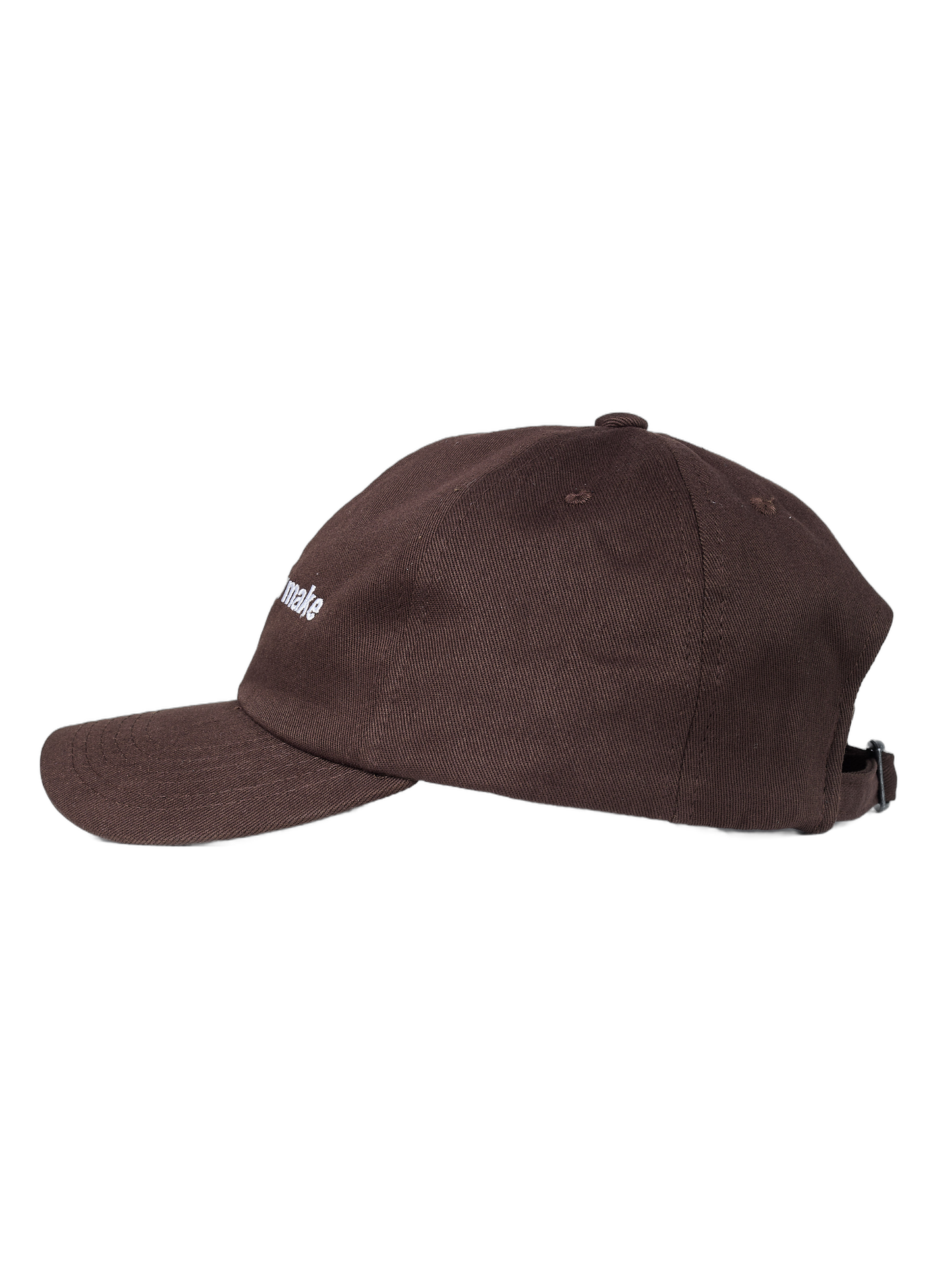 Boné Dad Hat Make Marrom