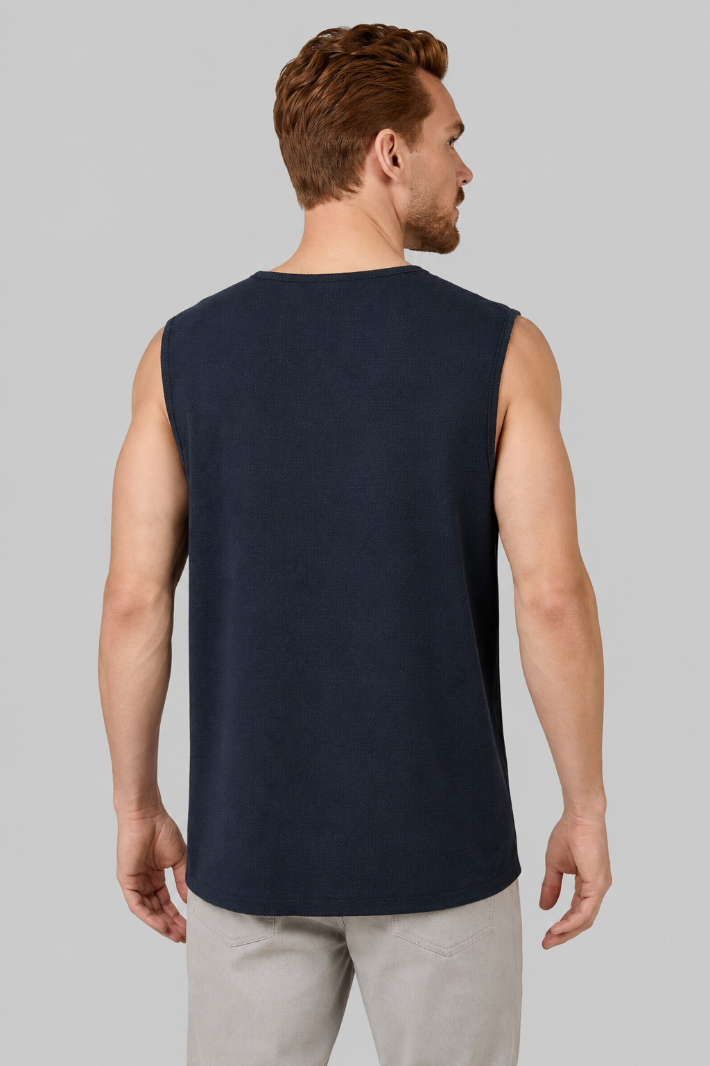 Regata Machão #itals Textura Preto — Brasão