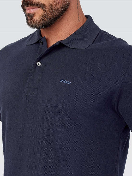 Camisa Polo Peruana Marinho