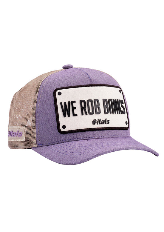 Boné itals We Rob Banks Purple