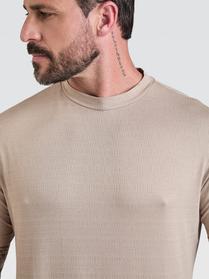 Camiseta Lino Vicenza Capuccino