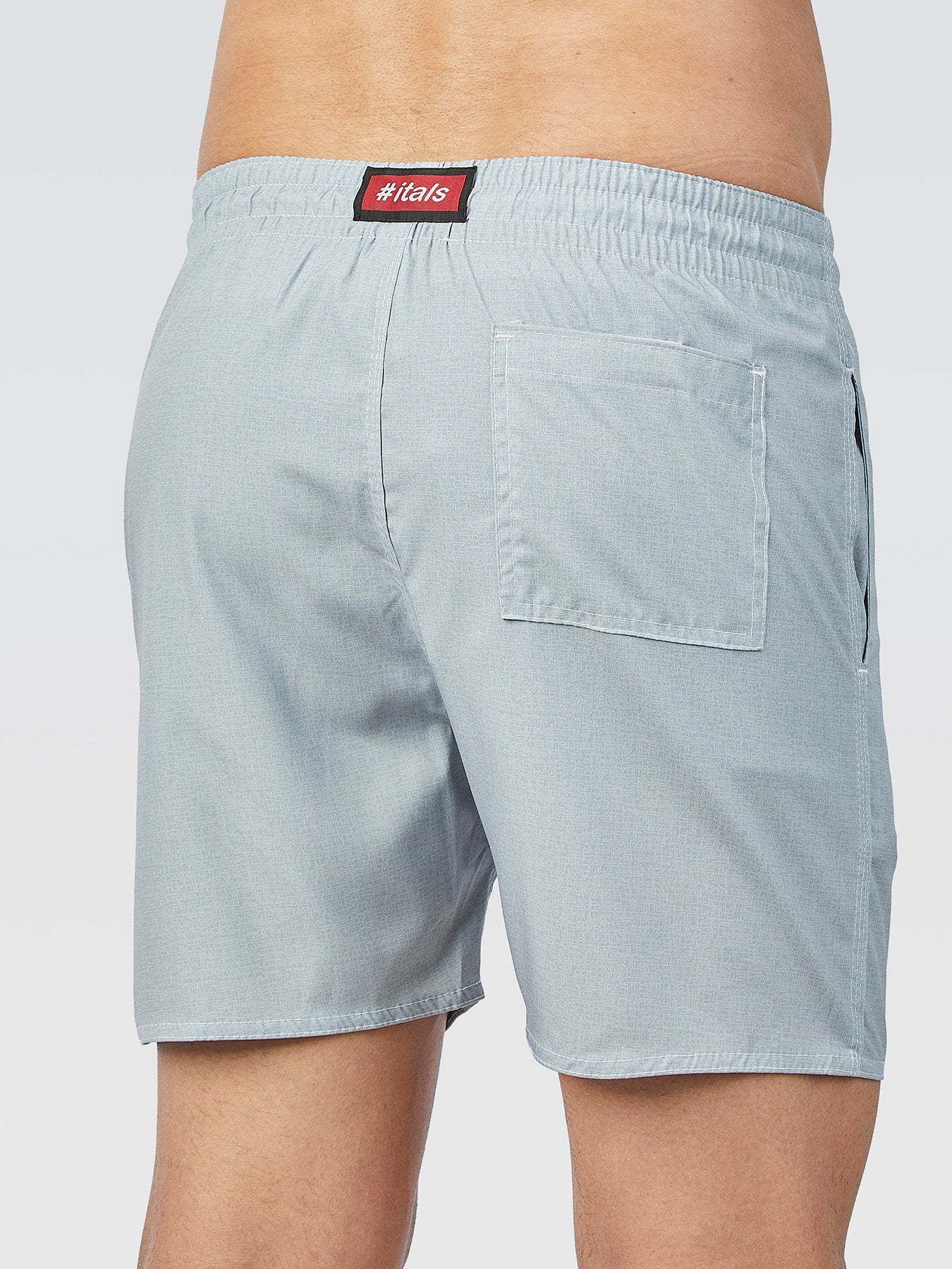 Short Praia Cinza Chapisco