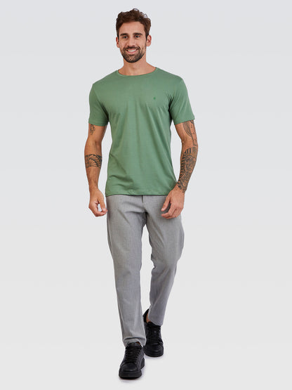 Camiseta Básica Verde Brasão Verde