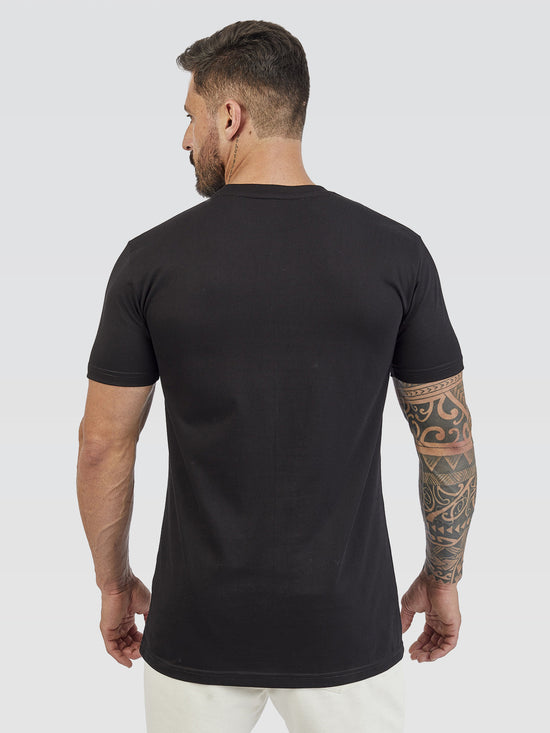 Camiseta Pima Shine Black