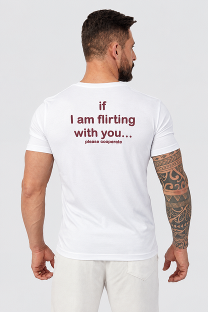 Camiseta Algodão Egípcio #itals Flerte Branca
