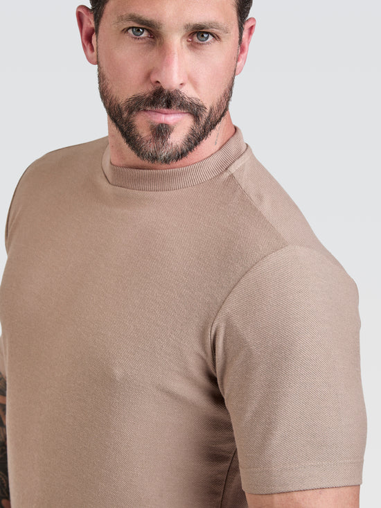 Camiseta New Textura Cinza Cálido