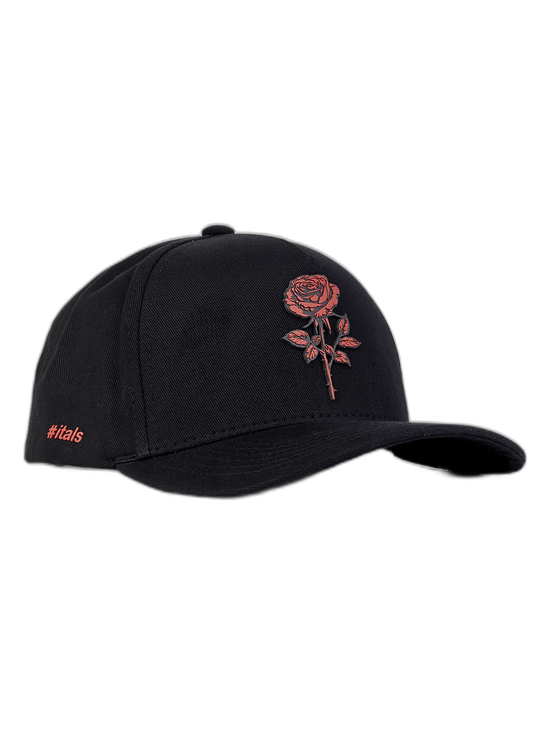 Boné Itals Preto Rose