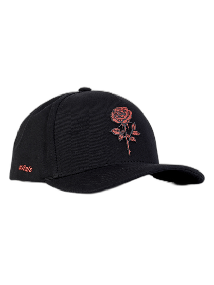 Boné Itals Preto Rose
