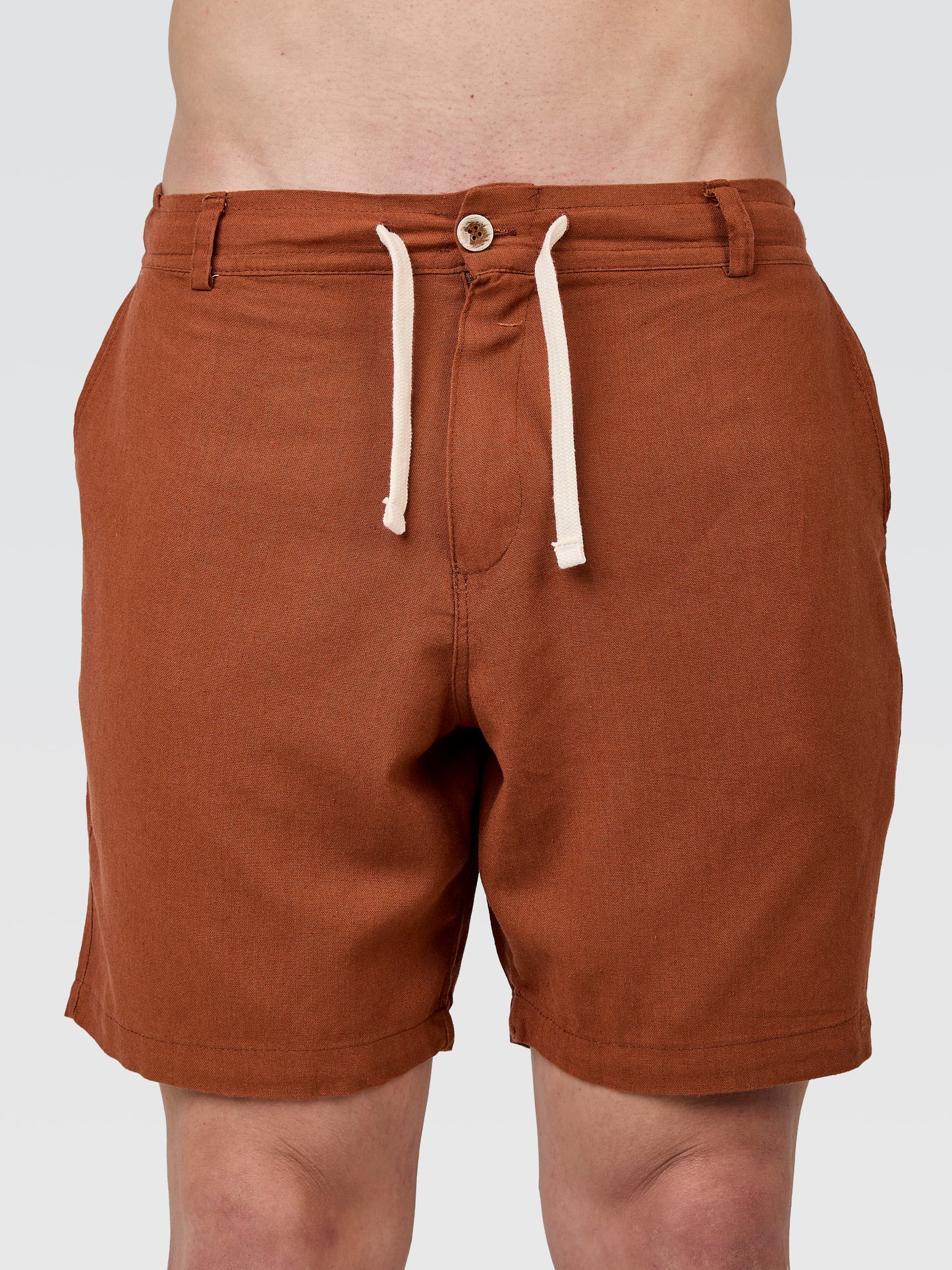 Short Alfaiataria Marrom