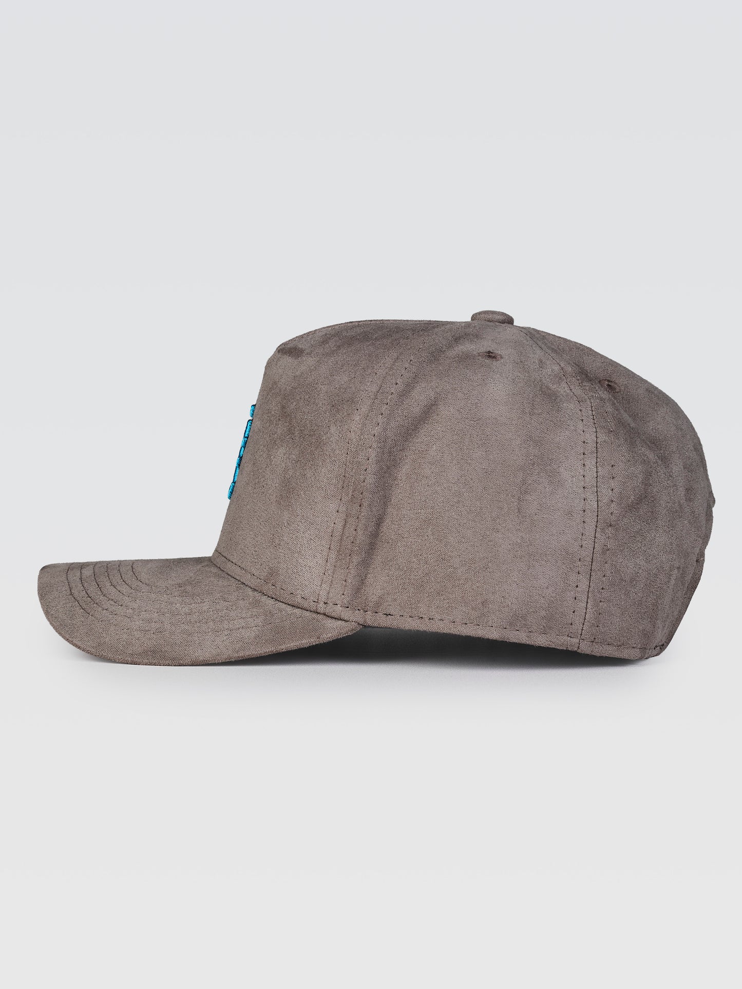 Boné Snapback #itals Chumbo — Brasão Turquesa