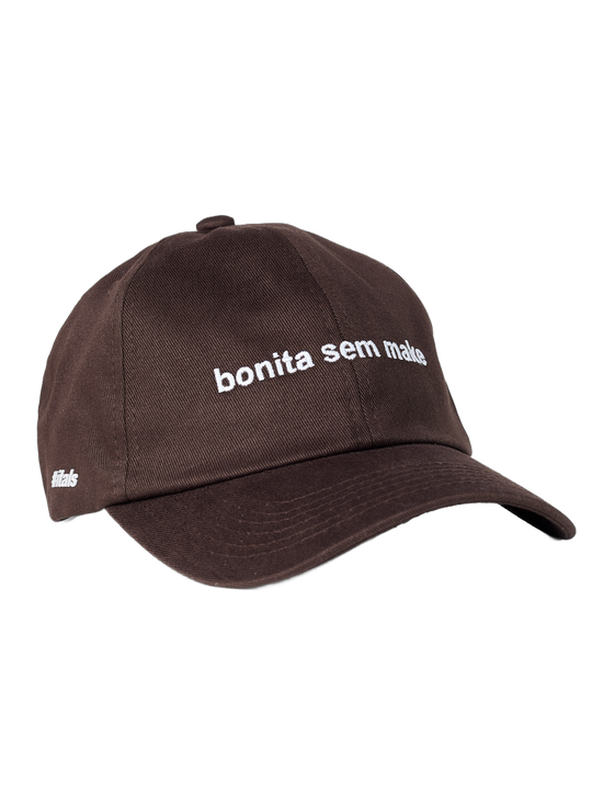 Boné Dad Hat Make Marrom