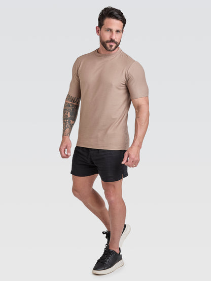 Camiseta New Textura Cinza Cálido