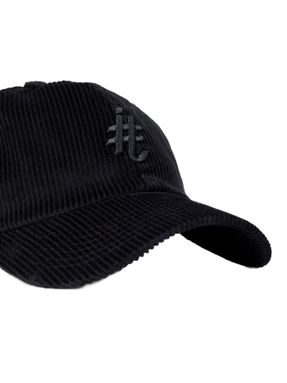 Boné Dad Hat Veludo Brasão Preto