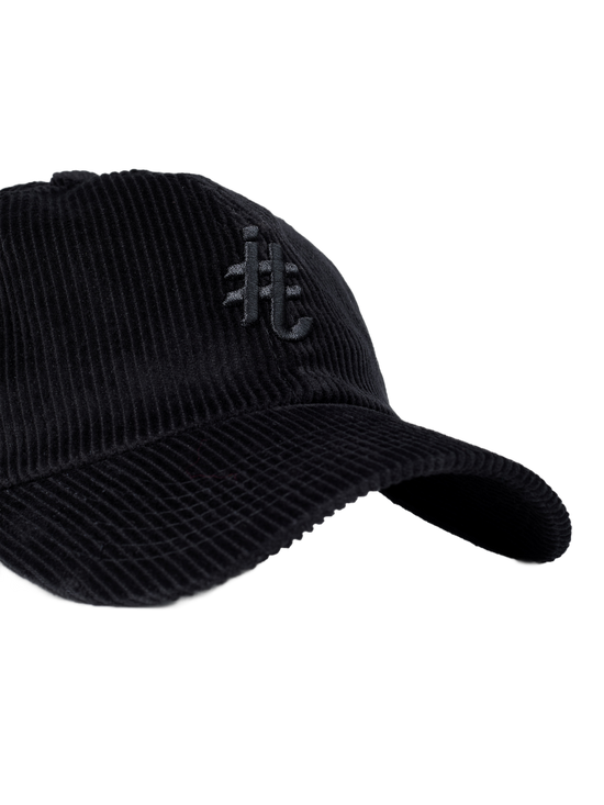 Boné Dad Hat Veludo Brasão Preto