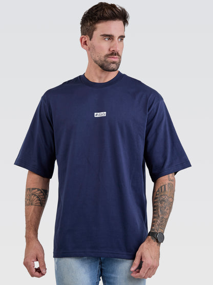 Camiseta Pima Oversized Since 2012 Marinho