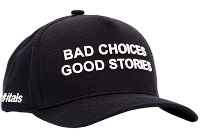 Boné Itals Good Stories Preto