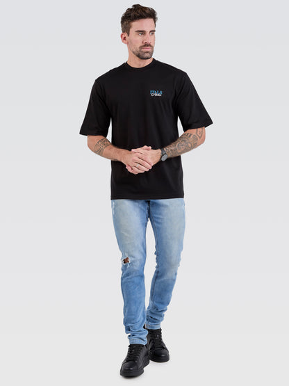 Camiseta Pima Oversized Atelier Preto