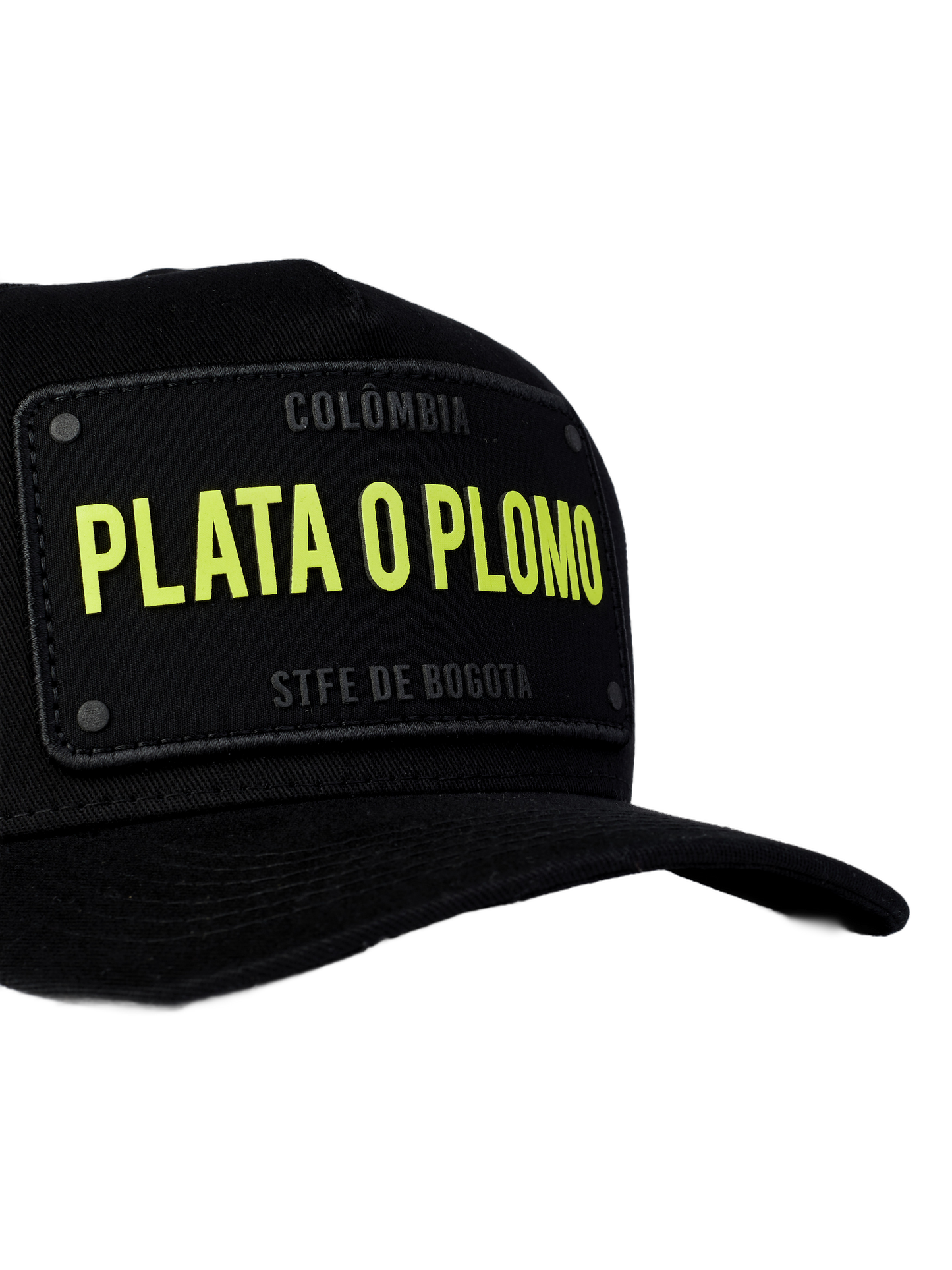 Boné Plata o Plomo Neon Amarelo