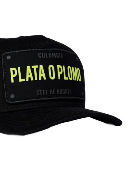 Boné Plata o Plomo Neon Amarelo