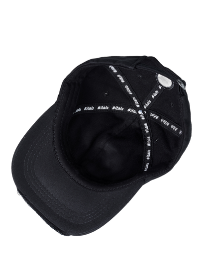 Boné Dad Hat Destroyed Preto