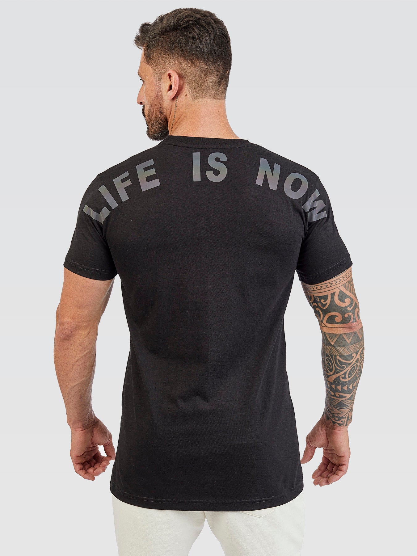 Camiseta Pima Life is Now Flash Black