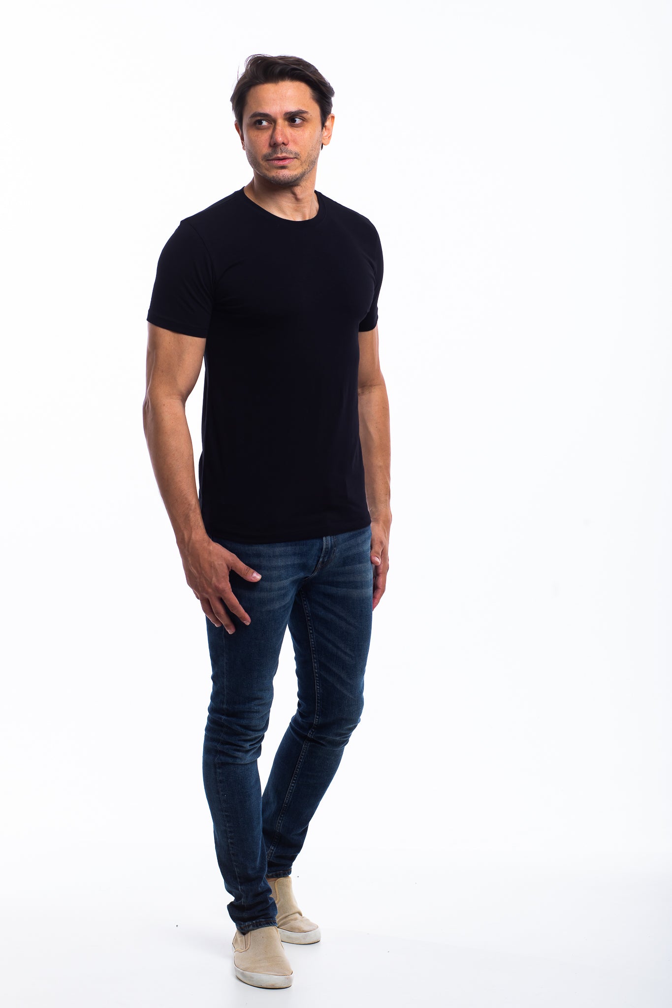 Camiseta Básica Preto Lisa