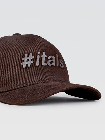 Boné Snapback #itals Tag Marrom