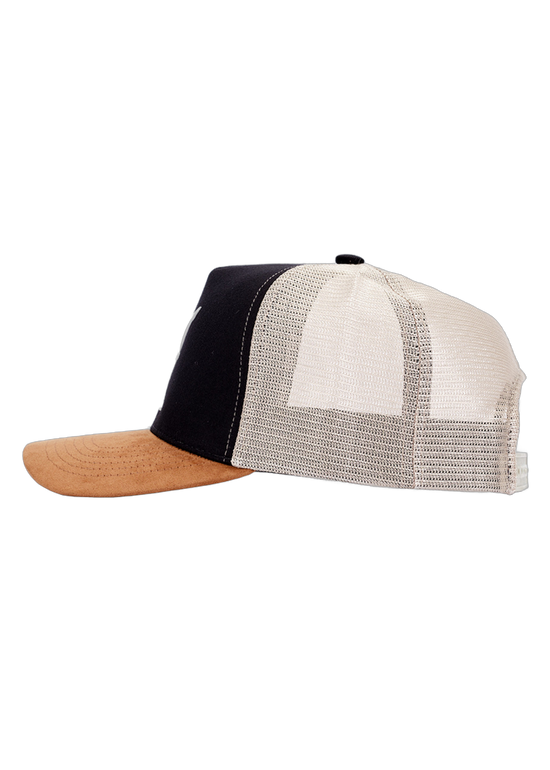 Boné Plata O Plomo X Preto Aba Caramelo