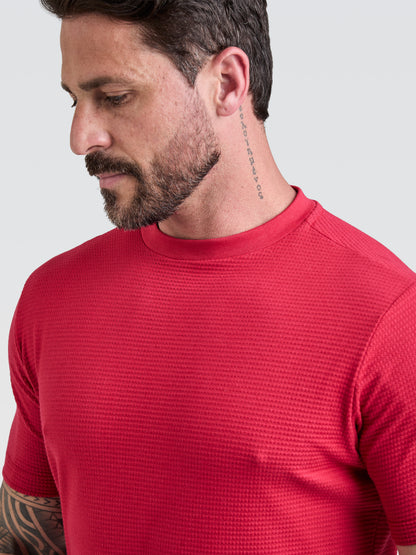 Camiseta Lino Vicenza Vermelho