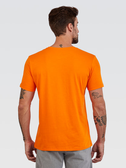 Camiseta Básica Cyber Laranja