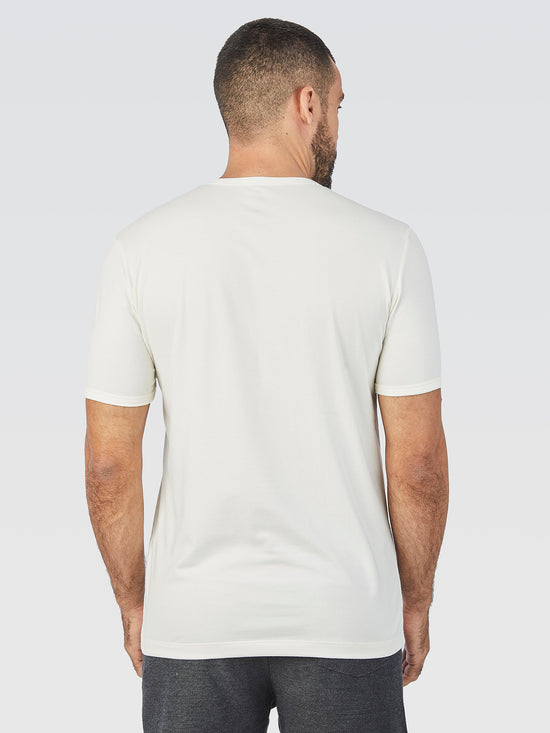 Camiseta Henley Off-White