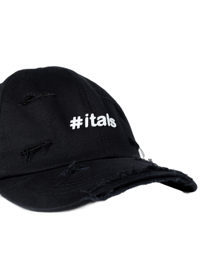 Boné Dad Hat Destroyed Preto