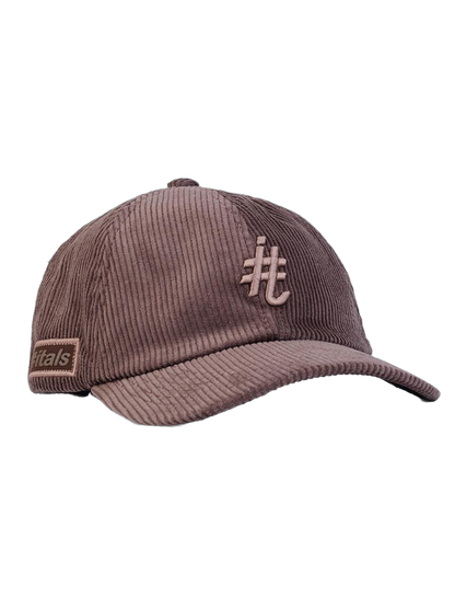 Boné Itals Dad Hat Veludo Brasão Marrom