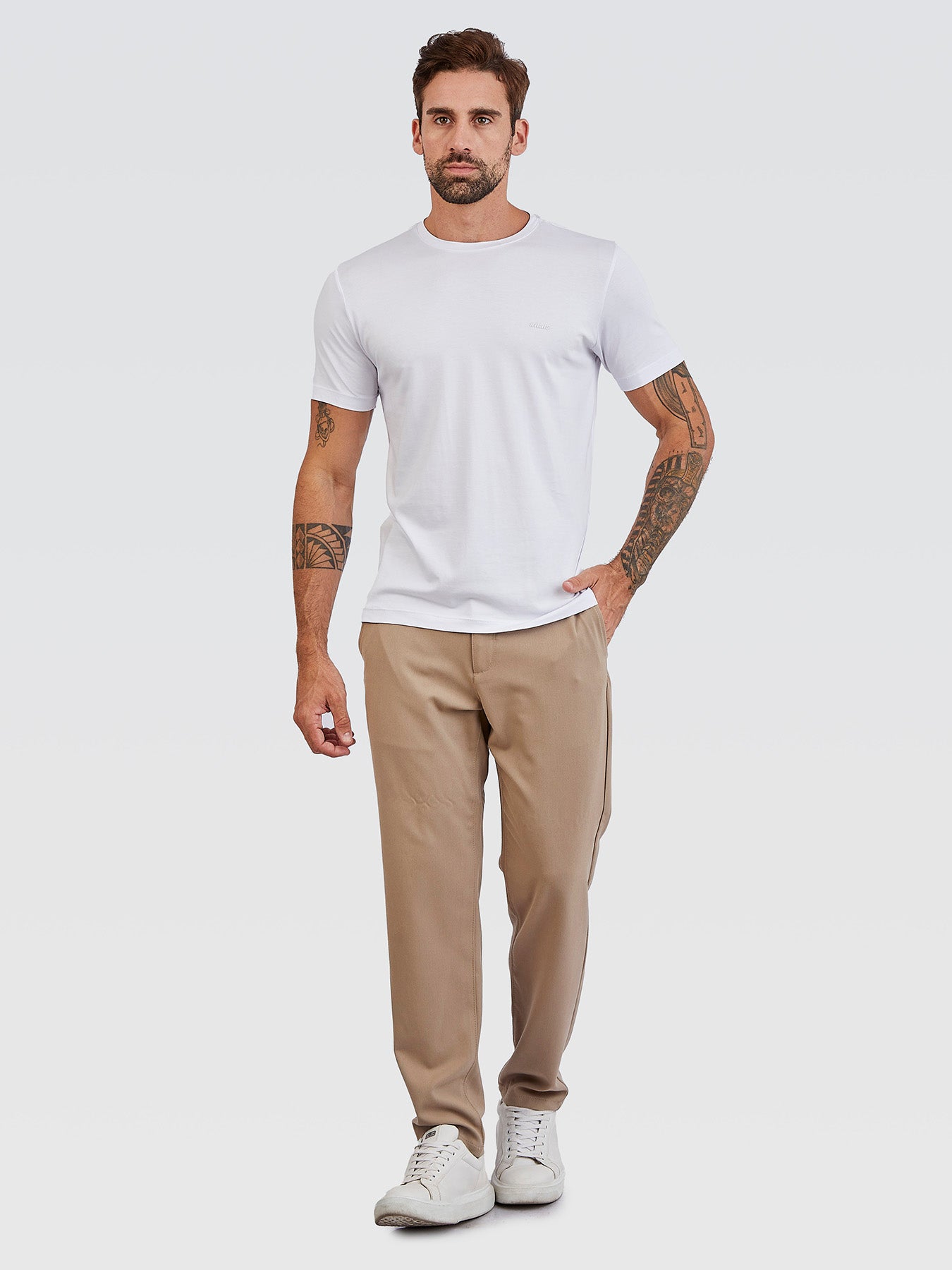 Camiseta Básica Pima Branco