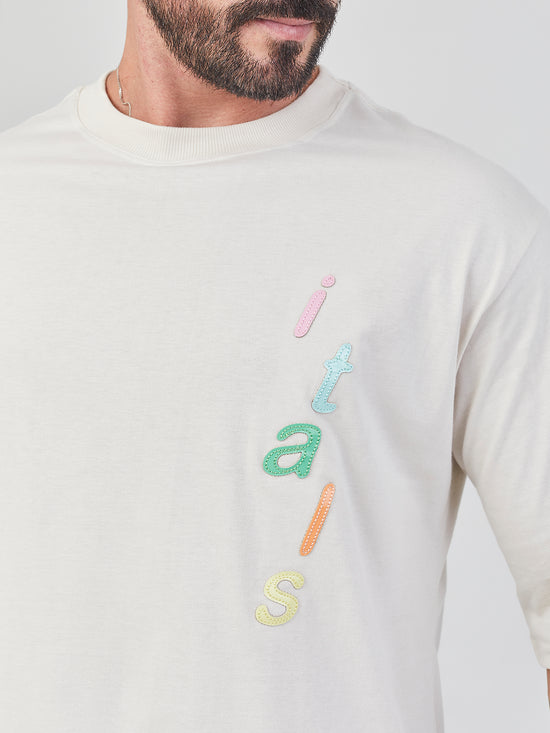 Camiseta Oversized Areia Colors