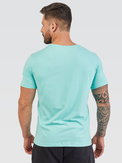 Camiseta Básica Cyber Verde Água
