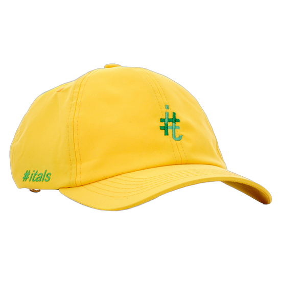 Boné itals Brasão Brasil Amarelo