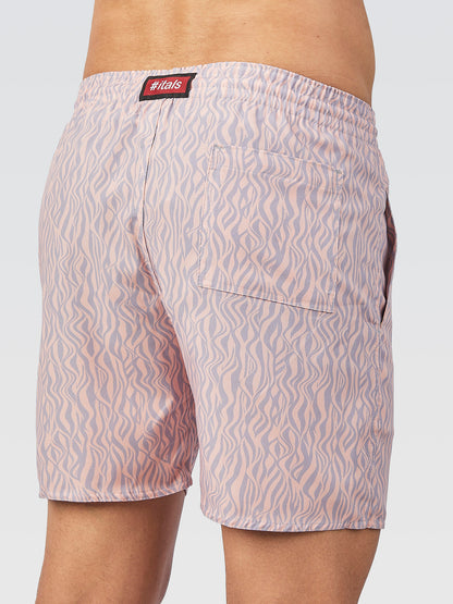 Short Praia Rosa Tropical